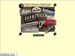 Sites similar to weirdvintageguitars.com