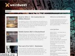 Sites similar to weirdwest.de
