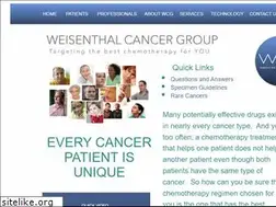 Sites similar to weisenthalcancer.com