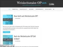 Sites similar to weisheitszahn-op.net