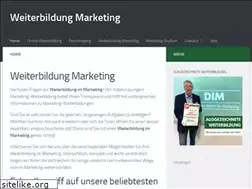 Sites similar to weiterbildung-marketing.de
