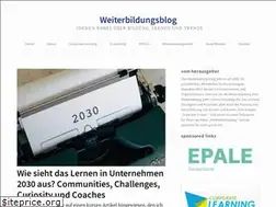 Sites similar to weiterbildungsblog.de