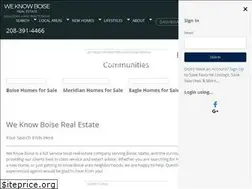 Sites similar to weknowboise.com
