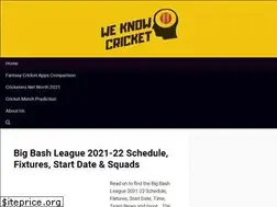 Sites similar to weknowcricket.com