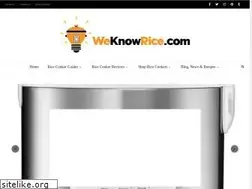 Sites similar to weknowrice.com