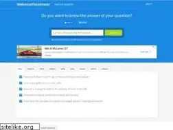 Sites similar to weknowtheanswer.com