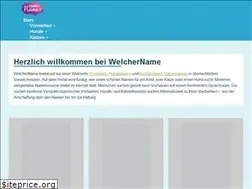 Sites similar to welchername.de