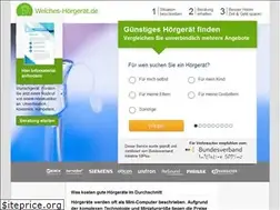 Sites similar to welches-hoergeraet.de
