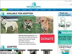 Sites similar to welcomehomedogrescue.org