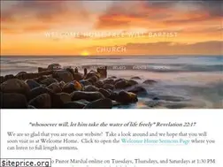 Sites similar to welcomehomefreewillbaptist.com