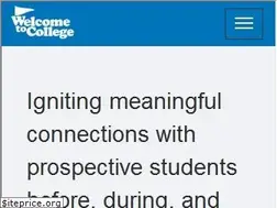 Sites similar to welcometocollege.com