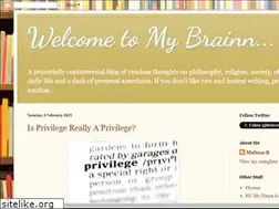 Sites similar to welcometomybrainn.com