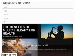 Sites similar to welcometoyesterday.com