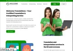 Sites similar to welcometranslations.com