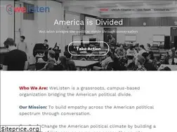 Sites similar to welistenusa.org