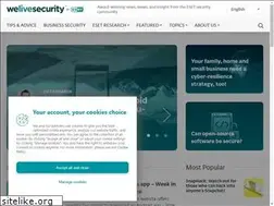 Sites similar to welivesecurity.com