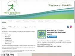 Sites similar to wellbalanced.healthcare