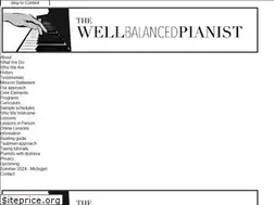 Sites similar to wellbalancedpianist.com