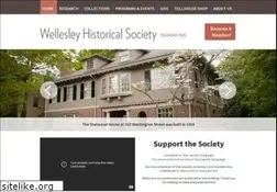 Sites similar to wellesleyhistoricalsociety.org