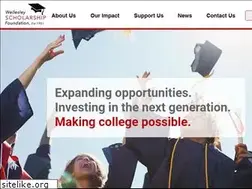Sites similar to wellesleyscholarshipfoundation.org
