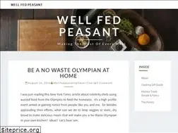Sites similar to wellfedpeasant.com