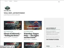 Sites similar to wellmetrpg.com