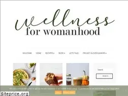 Sites similar to wellnessforwomanhood.com