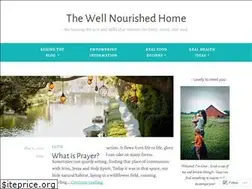 Sites similar to wellnourishedhome.com