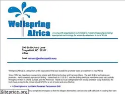 Sites similar to wellspringafrica.org