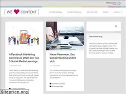 Sites similar to welovecontent.de