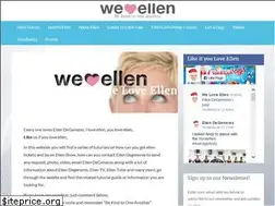 Sites similar to weloveellen.com