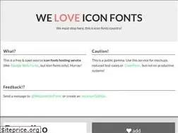 Sites similar to weloveiconfonts.com