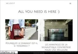 Sites similar to weloveit.fr