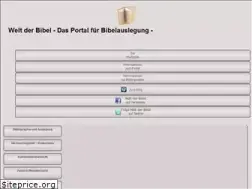 Sites similar to welt-der-bibel.de
