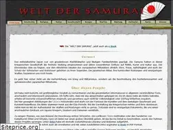 Sites similar to welt-der-samurai.de