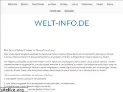 Sites similar to welt-info.de