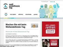 Sites similar to weltanaesthesietag.de