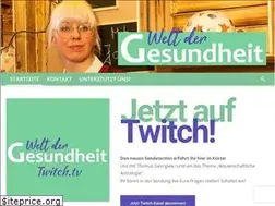 Sites similar to weltdergesundheit.tv