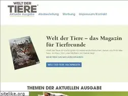 Sites similar to weltdertiere.ch