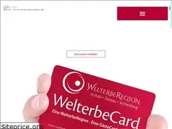 Sites similar to welterbecard.de