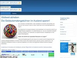 Sites similar to weltweit-abheben.de