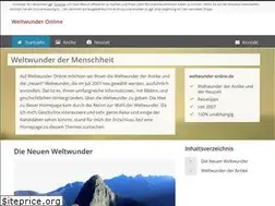 Sites similar to weltwunder-online.de