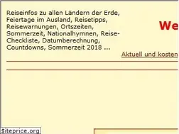 Sites similar to weltzeituhr.de