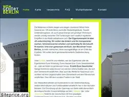 Sites similar to wem-gehoert.berlin
