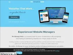 Sites similar to wemanageweb.co.uk