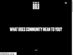 Sites similar to wemustbebold.com