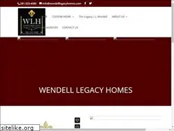 Sites similar to wendelllegacyhomes.com