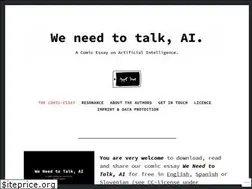 Sites similar to weneedtotalk.ai