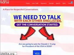 Sites similar to weneedtotalk.us