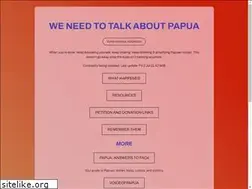 Sites similar to weneedtotalkaboutpapua.carrd.co
